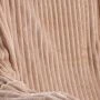 Плед 200*220см велсофт 300GSM полоска 2,5мм капучино JC-17899 (10)
