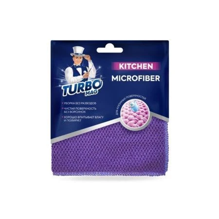 Салфетка для кухни 30*30см микрофибра TURBOMAG KITCHEN (44)