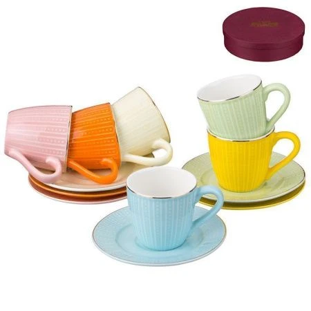 Кофейный набор 12пр фарфор на 6 персон 90мл (8)