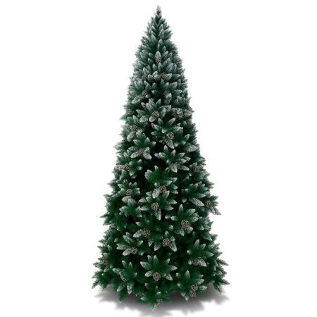 Елка искусственная 150см ЗАСНЕЖЕННАЯ с шишками 430 веток, 6см pvc JC-14503/JC-14948 (1)