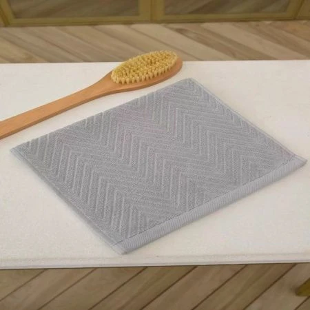 Полотенце махровое 50*80см Eho светло-серый ВЫВОД