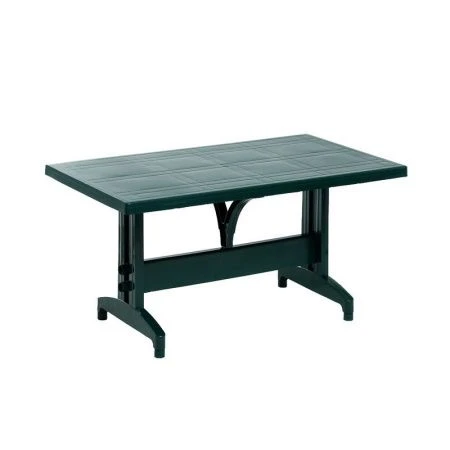 Стол Анталия прямоугольный пластик 140*80*73см зеленый (1) ВЫВОД