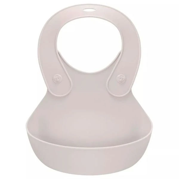 Нагрудник детский 280*216*50мм пластик светло-бежевый (15)