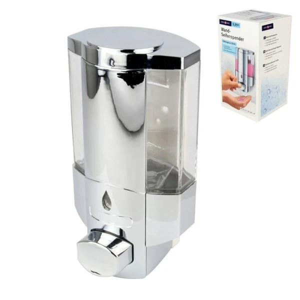 Дозатор для жидкого мыла 350мл 17,5*6*8,5см металл 7015c/JC-10620 (80)