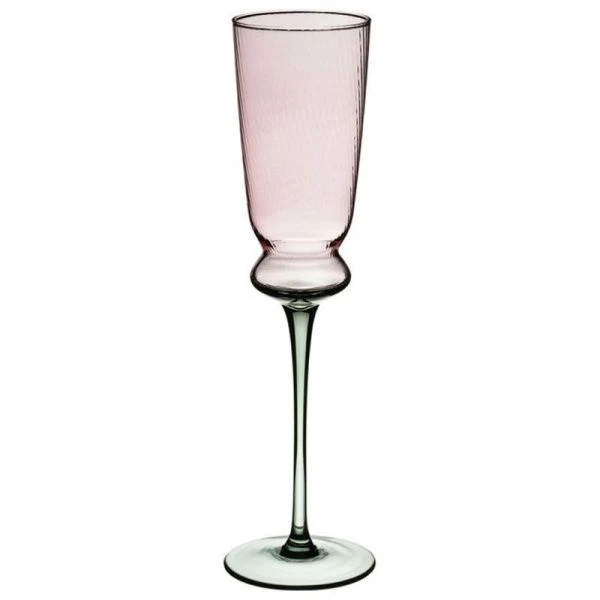 Бокалы для шампанского набор 2шт. 210м стекло Twist & Shine зеленый (15)