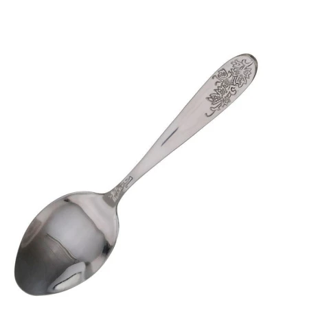 Ложки чайные набор 3шт 15*3,5см металл ЦВЕТОЧНЫЙ УЗОР 150-236-4/JC-7089 (200)