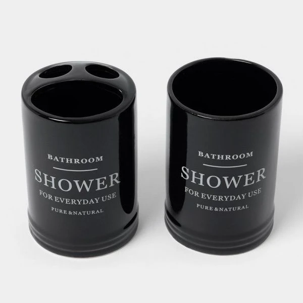 Набор для ванной "Лофт" 4 предмета (мыльница, дозатор для мыла, 2 стакана)   5426132