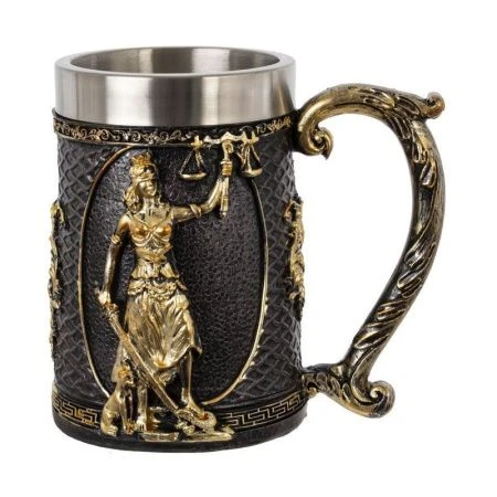 Кружка 600мл нерж.сталь Фемида 15,5*11,5*14,5см (12)