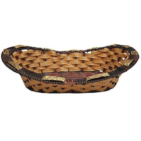 яяяКорзина плетеная 37,5*26см пластик (60)