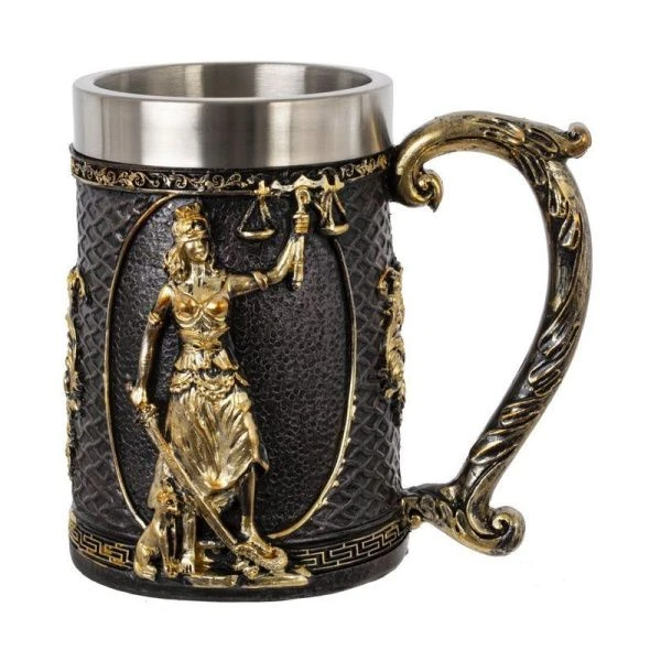 Кружка 600мл нерж.сталь Фемида 15,5*11,5*14,5см (12)