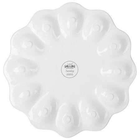 Подставка для яиц (на 12шт) 27,5*2см керамика Sunday (18)