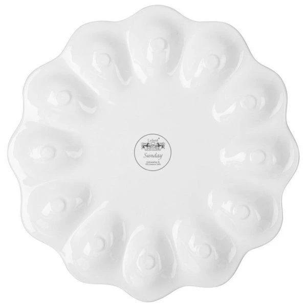 Подставка для яиц (на 12шт) 27,5*2см керамика Sunday (18)