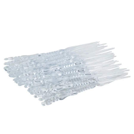 Шпажки для канапе пластик 11см 50шт белые (400) JC-7895