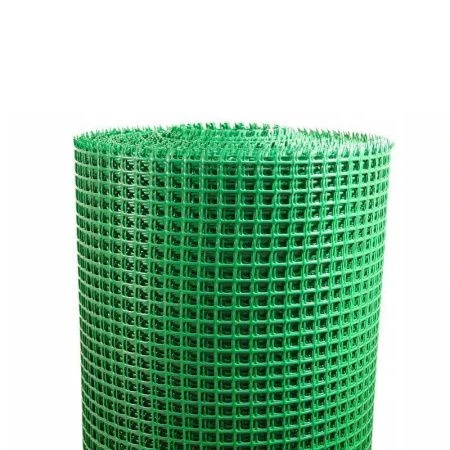 Решетка садовая 15*15 20м (0,45*20) пластик зеленая квадрат ЭКО (1)
