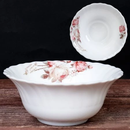 Салатник 14см 350мл стеклокерамика ЧАЙНАЯ РОЗА LHBW-50XN (6/72)