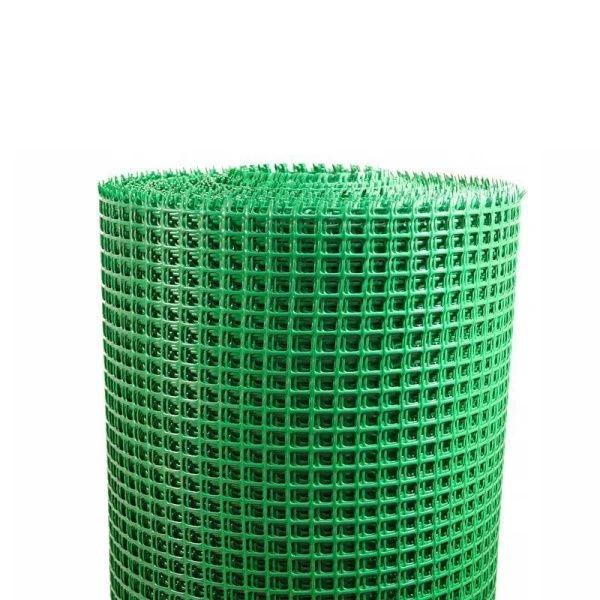 Решетка садовая 15*15 20м (0,45*20) пластик зеленая квадрат ЭКО (1)