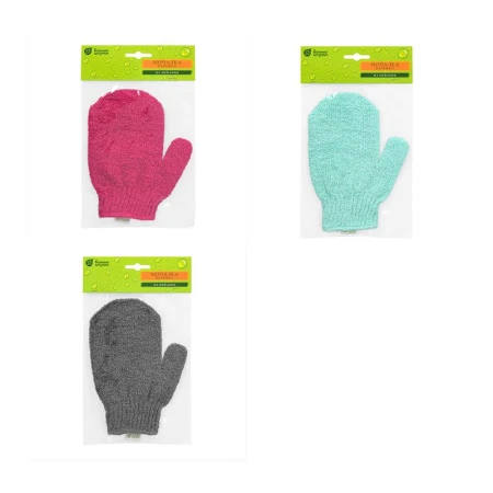 Мочалка варежка 13*18см нейлон hard (30)