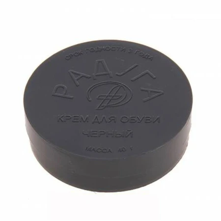 Крем для обуви РАДУГА 40г черный (50)