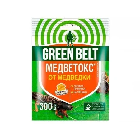 Медветокс 300г гранулы от медведки и муравьев GREEN BELT (25)