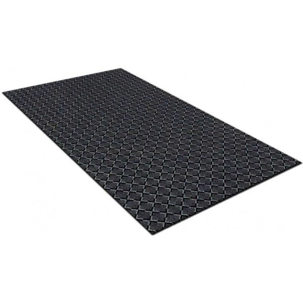 Коврик придверный 67*120см полиэстер/ПВХ влаговпитывающий КАРЕ ТЭМ icarpet графит 01S