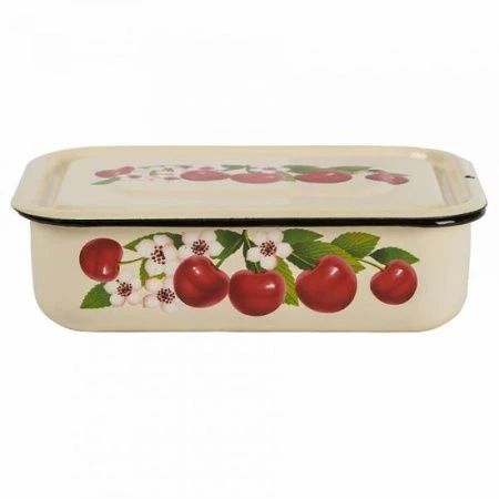 Лоток 2,5л эмаль слон.кость с рис. 42504-112/6 (6)