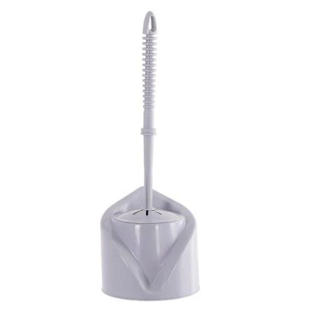 Ершик туалетный угловой 150*380*370мм пластик КОРНЕР белый (25)