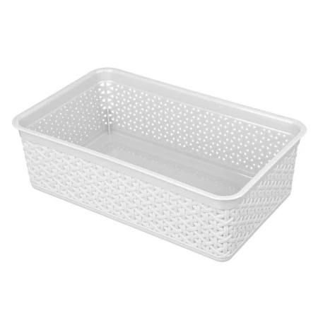 Корзина для хранения 2,25л 257*158*80мм пластик Wenge светло-серый (10) 221305621/3