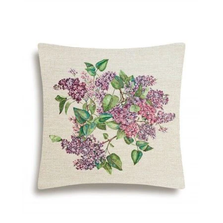 Наволочка декоративная 44*44см гобелен СИРЕНЬ