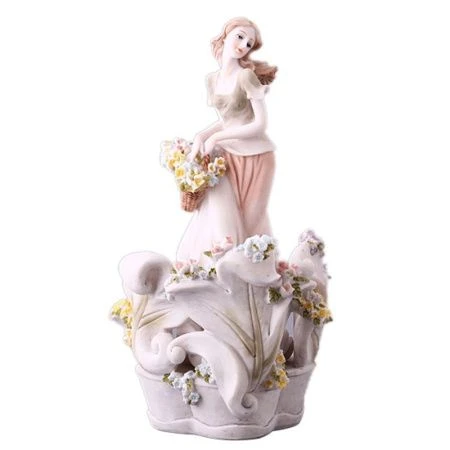 яяяСтатуэтка Девушка с корзинкой 12*13*25см (12) яяяСтатуэтка Девушка с корзинкой 12*13*25см (12)