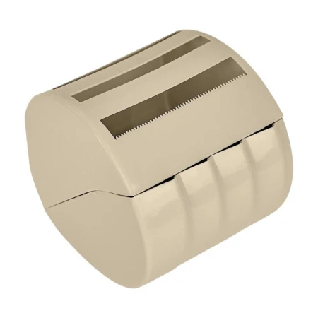 Держатель для туалетной бумаги 15,5*12,2*13,5см пластик Regular бежевый топаз (51)