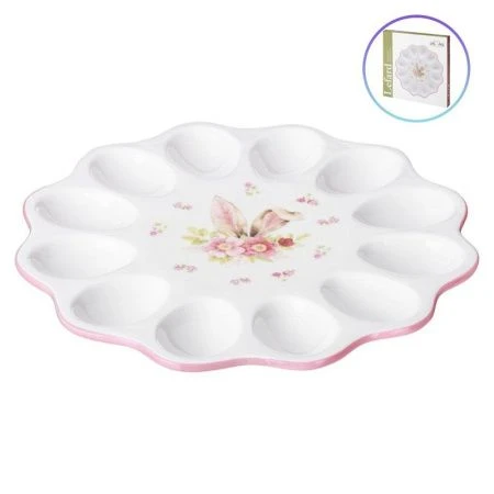 Подставка для яиц (на 12шт) 27,5*27,5*2см керамика Sunday (18)