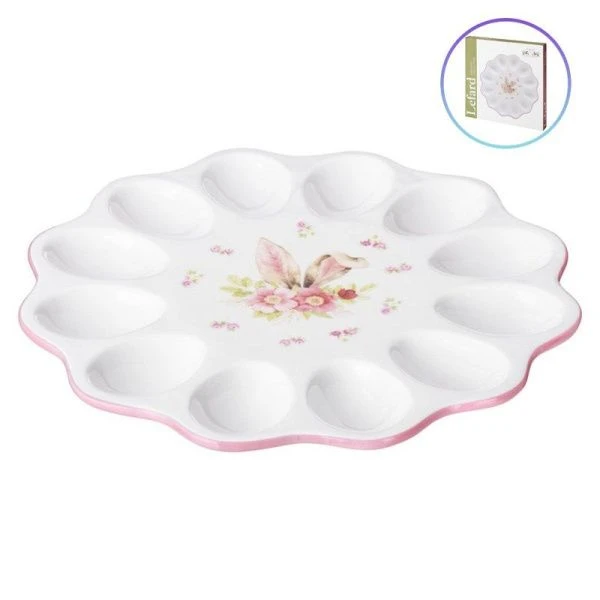 Подставка для яиц (на 12шт) 27,5*27,5*2см керамика Sunday (18)