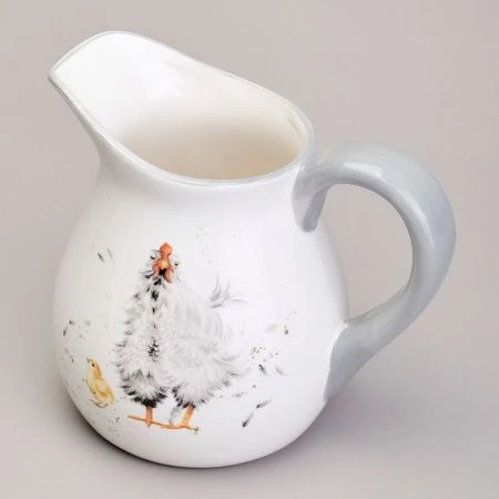 Кувшин 1100мл 18*13*16,5см керамика FUNNY HENS (16)