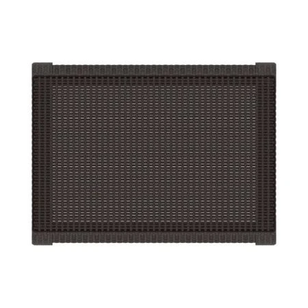 Стол 76,5*57*42см пластик РОТАНГ-ПЛЮС мокко (1)