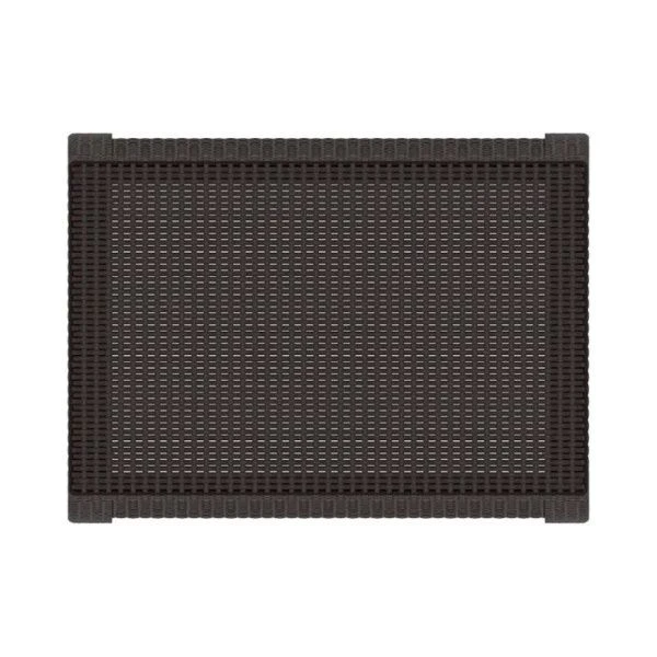 Стол 76,5*57*42см пластик РОТАНГ-ПЛЮС мокко (1)