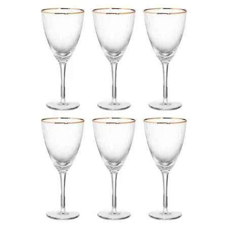 Бокалы набор 6шт 450мл стекло Crystal (8/12)