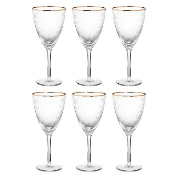 Бокалы набор 6шт 450мл стекло Crystal (8/12)