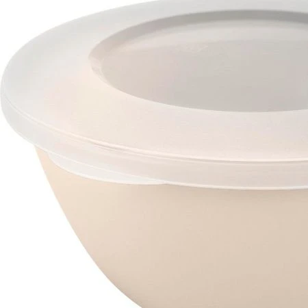 Миска 1,5л пластик Sugar&Spice Honey с крышкой латте (14)