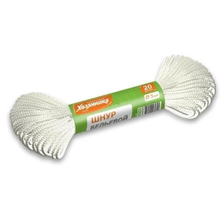 Веревка бельевая 20м 3мм ХОЗЯЮШКА (80)