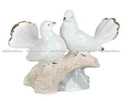 яяяФигурка ГОЛУБИ h=12см (36)