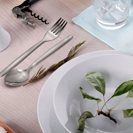 Тарелка мелкая 22,8см фарфор ТВИСТ без бортов [RSL-MP 9"]