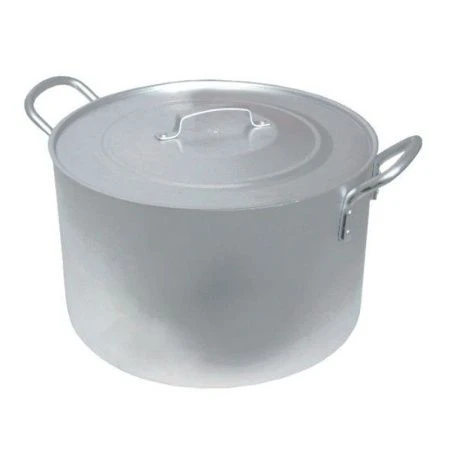 Кастрюля 20л алюминий ПОВАРСКАЯ 34*23см толщина дна 3мм толщина стенки 2мм (1) 17202