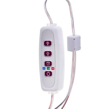 Фитосветильник светодиодный мультиспектральный в горшок 1 круг, 2Вт,5В, USB  Luazon (30)