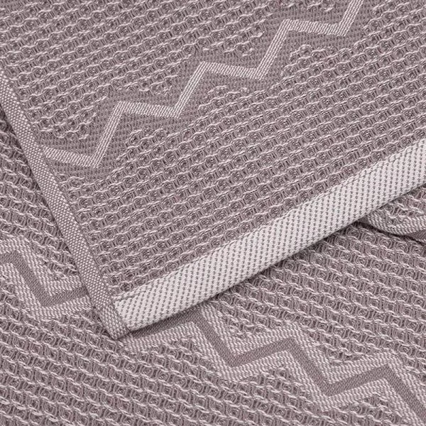 Полотенце вафельное 50*90см Зигзаг серый м7806_11 M Полотенце вафельное 50*90см Зигзаг серый м7806_11 M