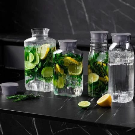 Кувшин 1,4л пластик TREND серый металлик (12)