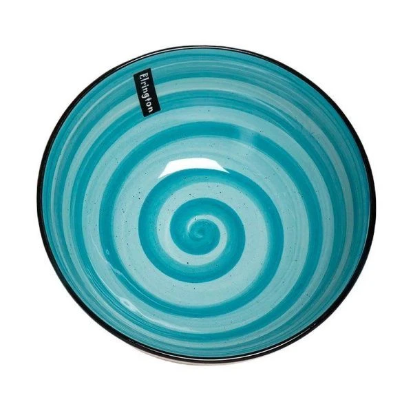 Тарелка глубокая 18см 750мл керамика Аэрография МЯТНЫЙ БРИЗ (6/36)