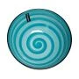 Тарелка глубокая 18см 750мл керамика Аэрография МЯТНЫЙ БРИЗ (6/36)