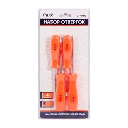 Набор отверток металл 4шт. (SL4*80мм; SL6*100мм;PH1*80мм; PH2*100мм,пласт.рукоятка) OTV04NB (24) Набор отверток металл 4шт. (SL4*80мм; SL6*100мм;PH1*80мм; PH2*100мм,пласт.рукоятка) OTV04NB (24)