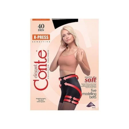 Колготки женские CE X-PRESS 40den, р.5 nero