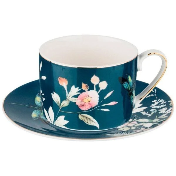 Чайный набор 4пр фарфор ЛЕТНИЙ ВЕЧЕР на 2 персоны 250мл (12)